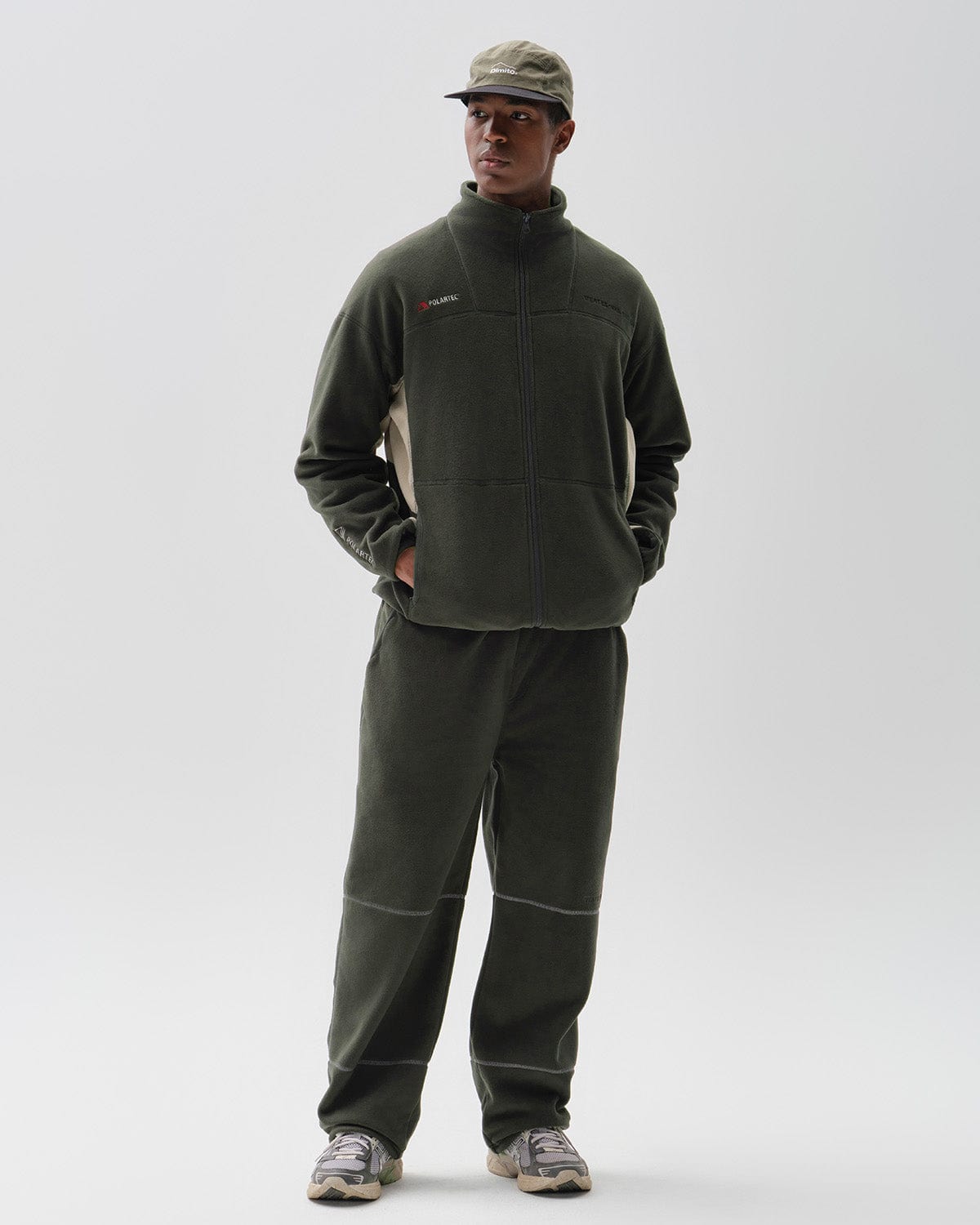 VERT POLARTEC (VTX X EIDER) STITCHED PANTS DARK GREEN (Standard Fit)