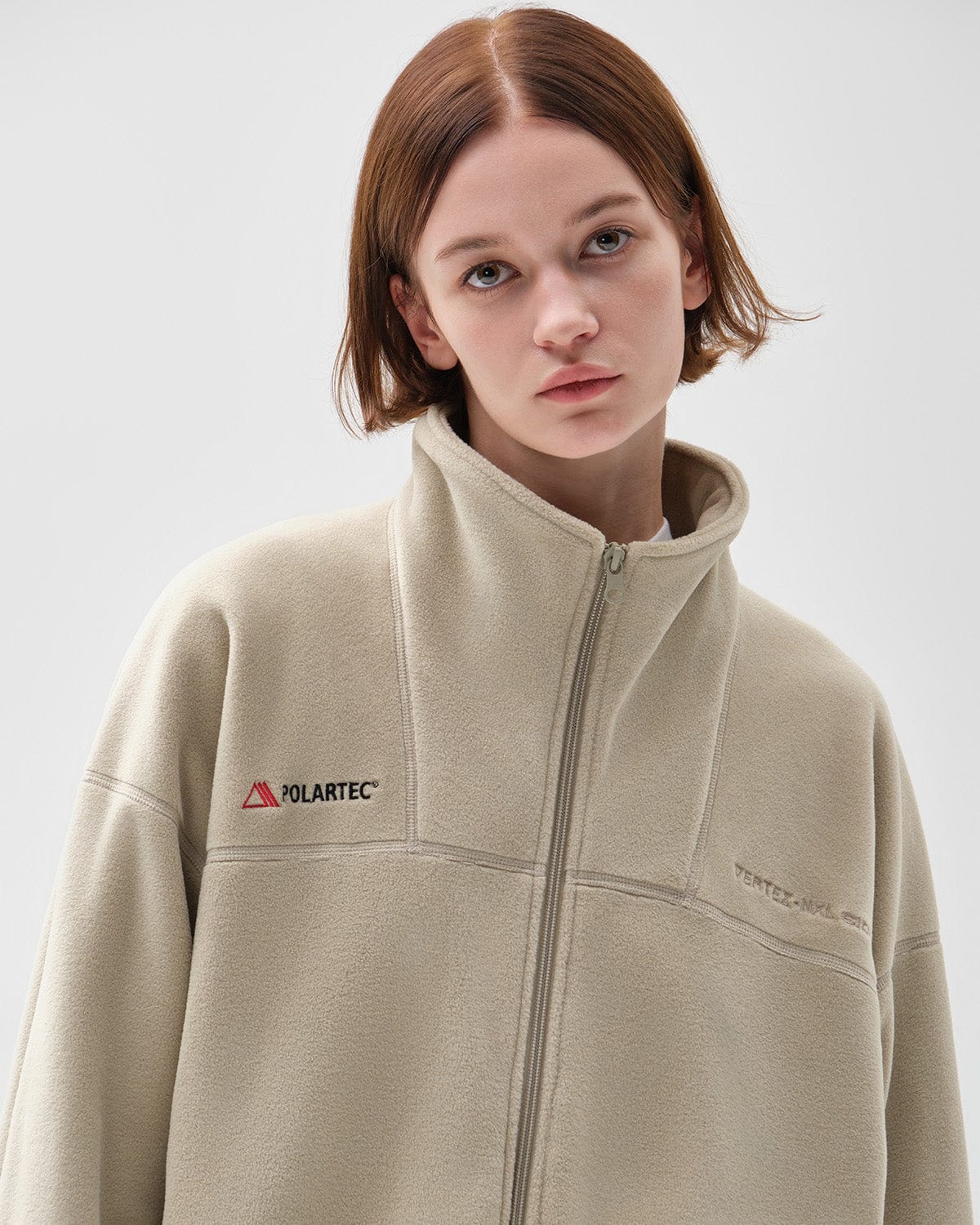 VERT POLARTEC (VTX X EIDER) ZIP JACKET DEEP BEIGE