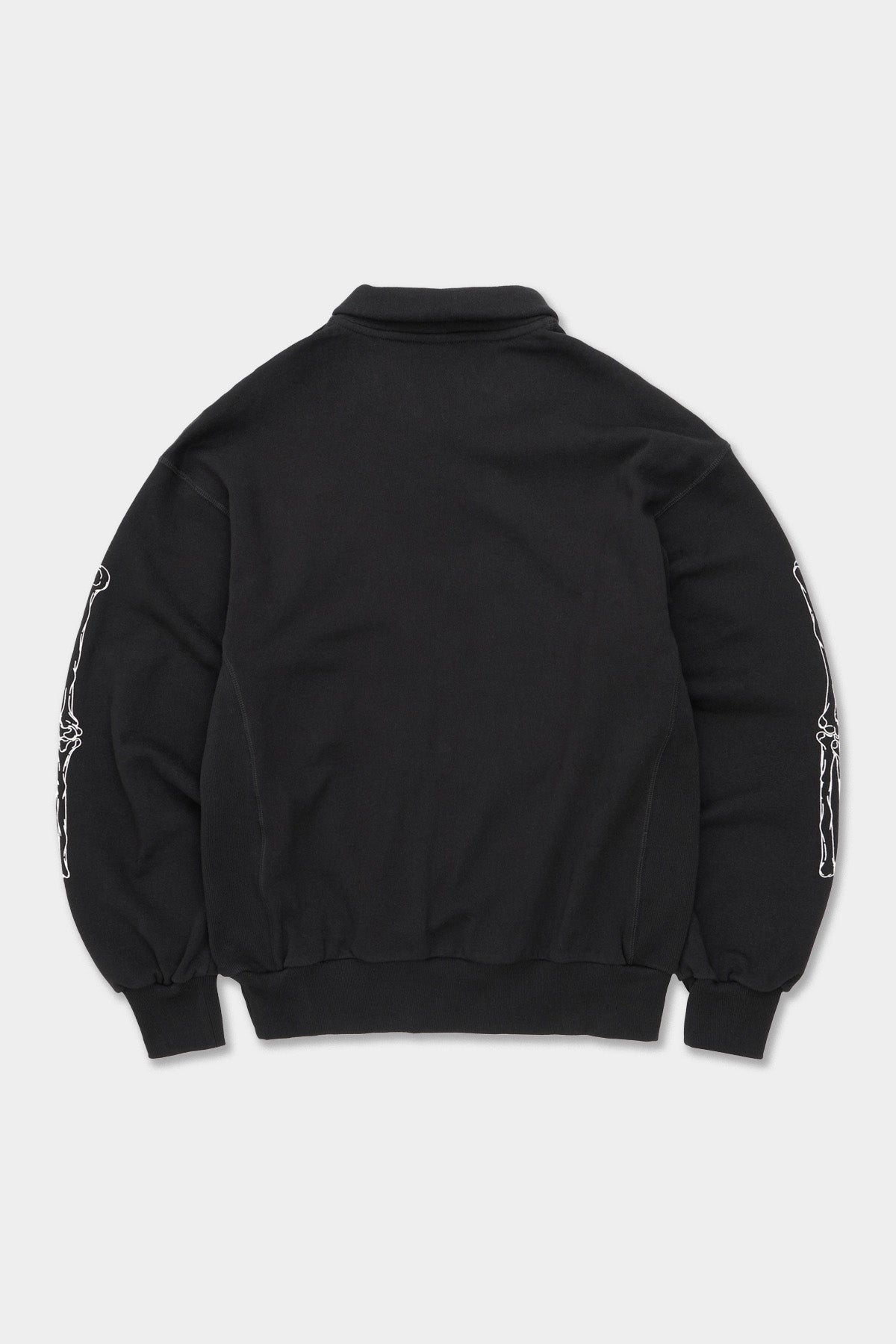 VERT POLO HALF ZIP SWEATSHIRT BLACK