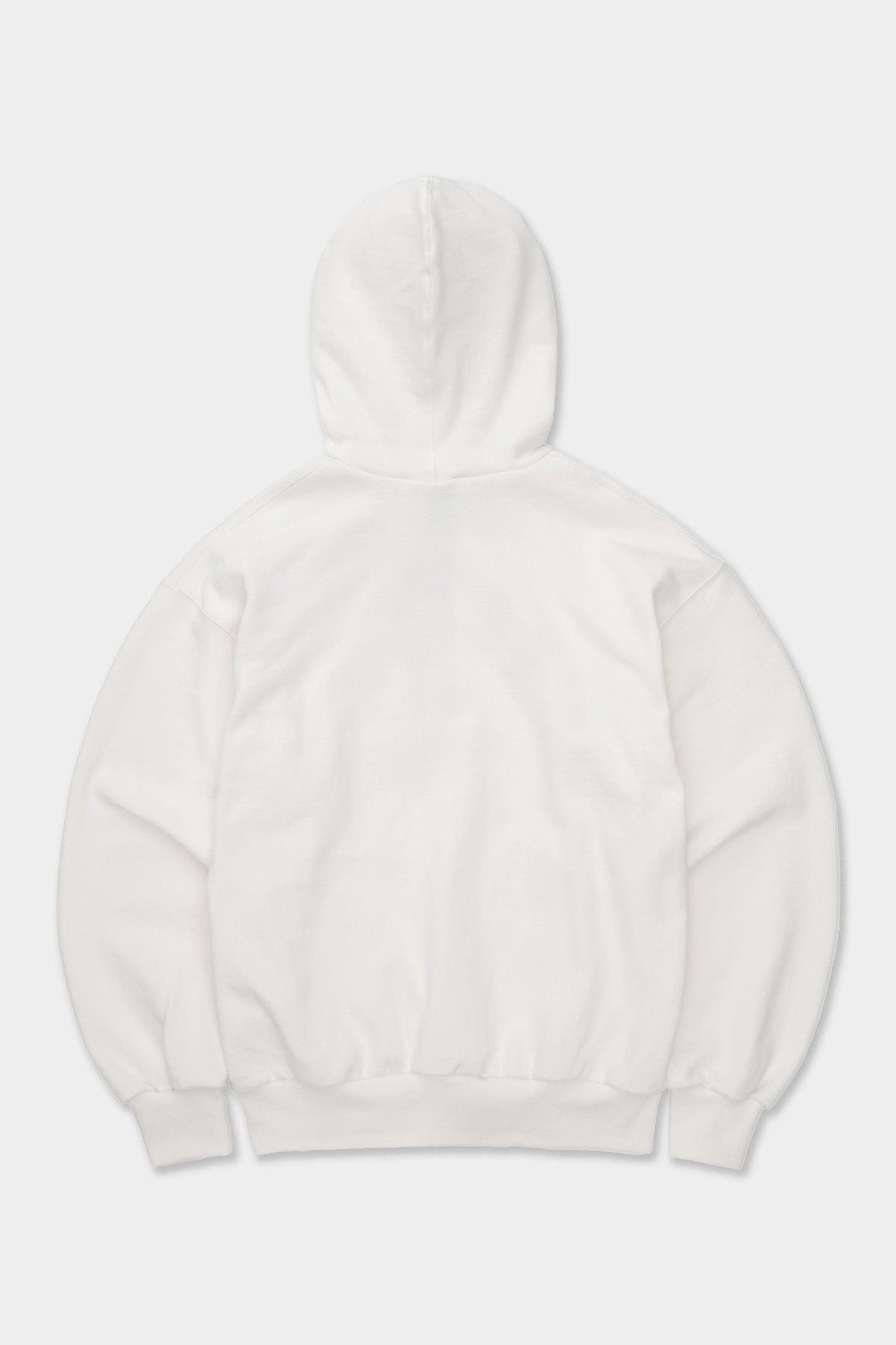 VERT POM HOODIE WHITE