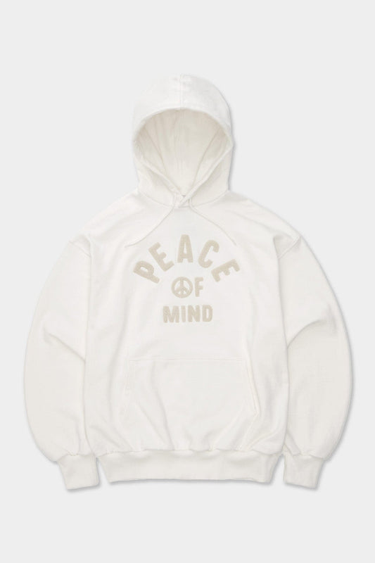 VERT POM HOODIE WHITE