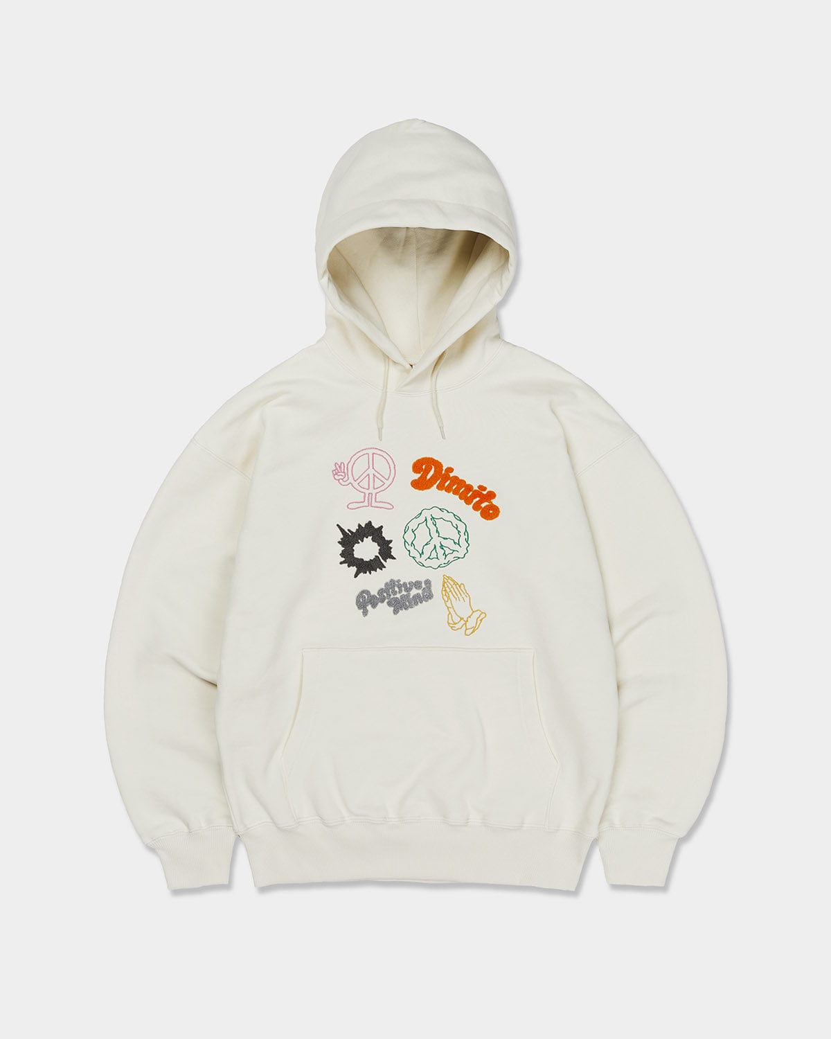 VERT PRAY HOODIE IVORY