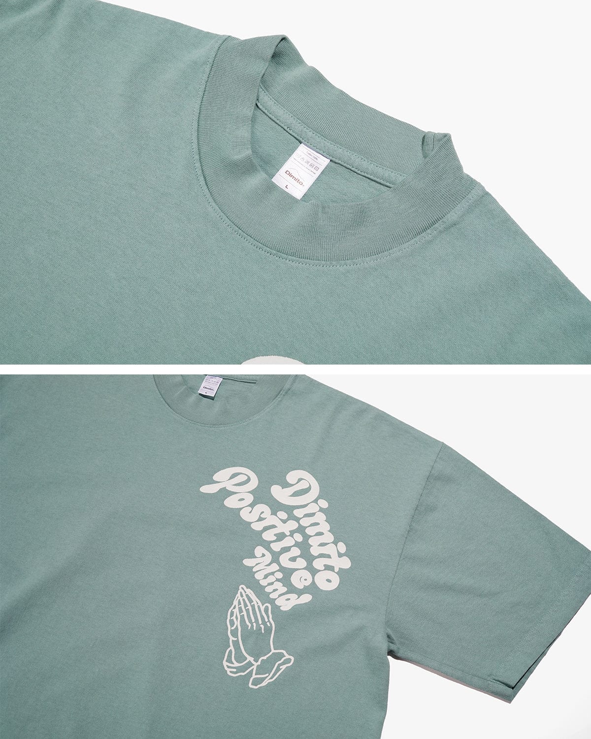 VERT PRAYER SSV GD 6.5OZ TEE ATLANTIC GREEN