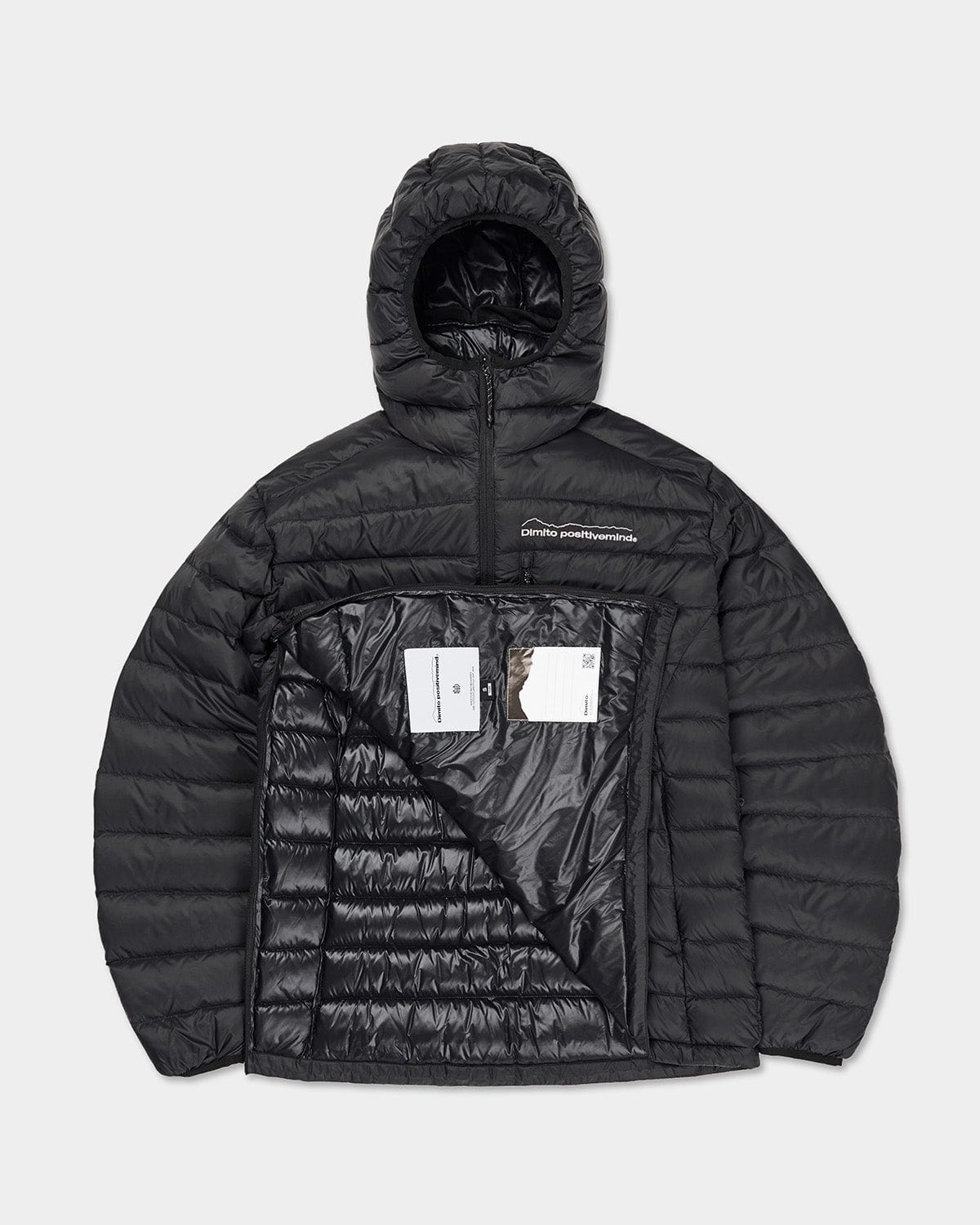 VERT PULLOVER LIGHT DOWN JACKET BLACK