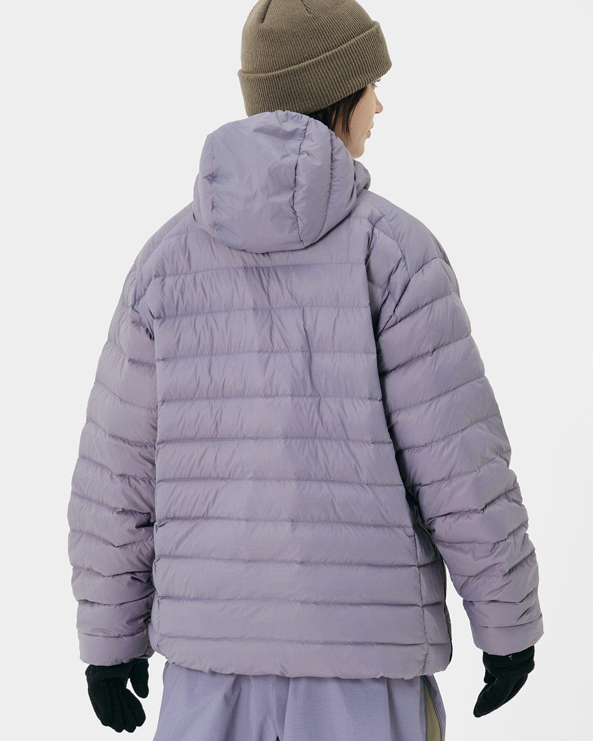 VERT PULLOVER LIGHT DOWN JACKET PURPLE ASH