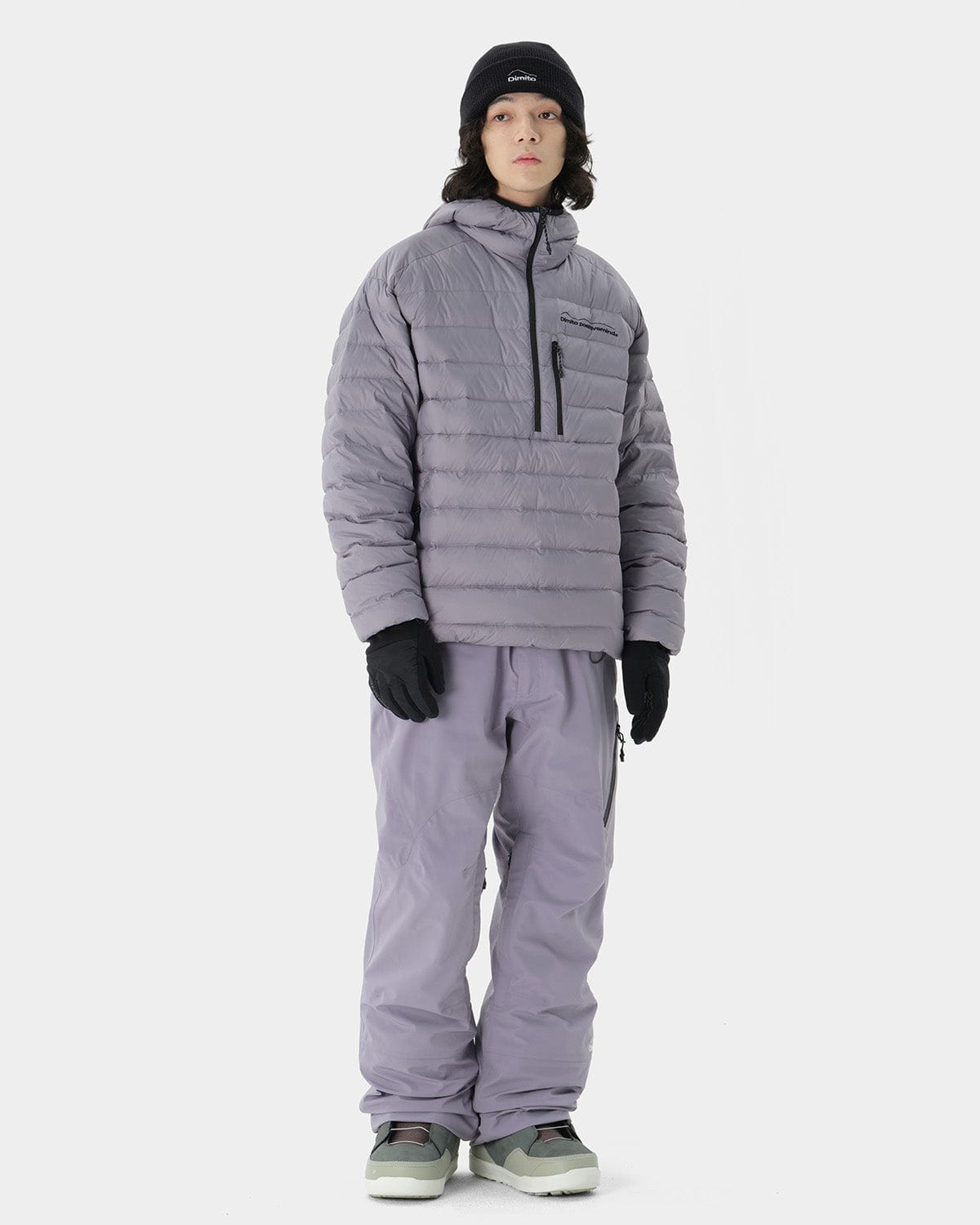 VERT PULLOVER LIGHT DOWN JACKET PURPLE ASH