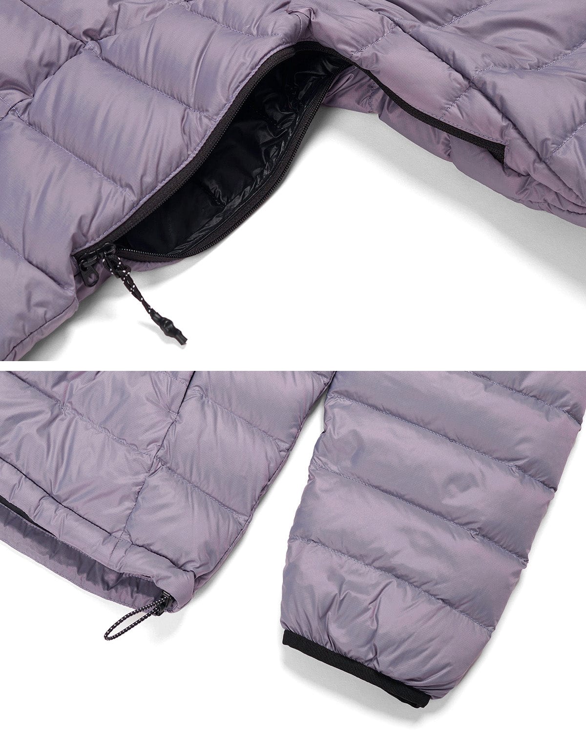 VERT PULLOVER LIGHT DOWN JACKET PURPLE ASH