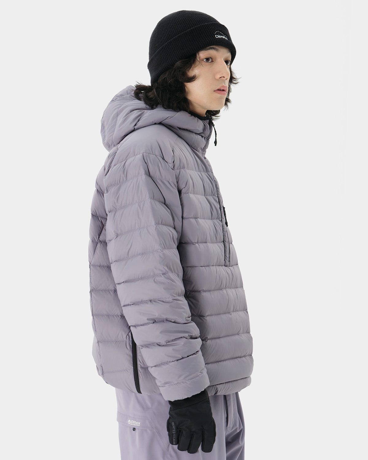 VERT PULLOVER LIGHT DOWN JACKET PURPLE ASH