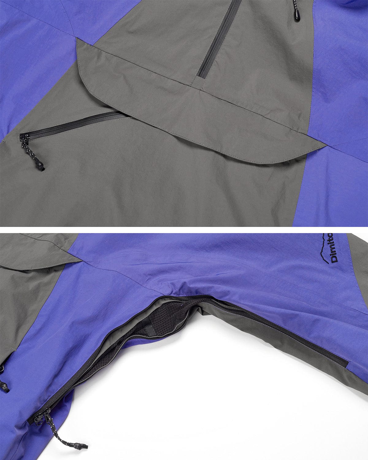 VERT QUASAR 2L PULLOVER JACKET CHARCOAL