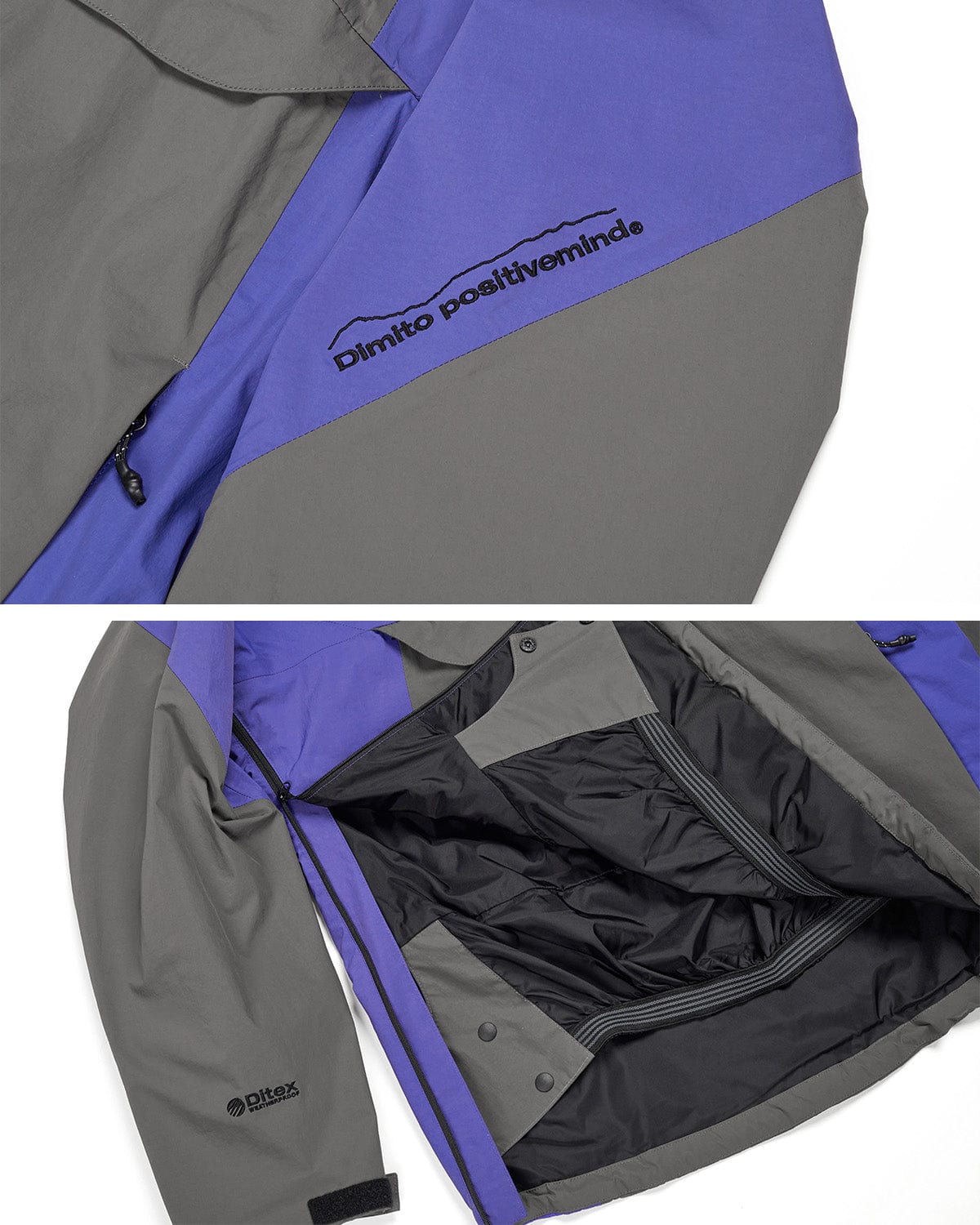 VERT QUASAR 2L PULLOVER JACKET CHARCOAL