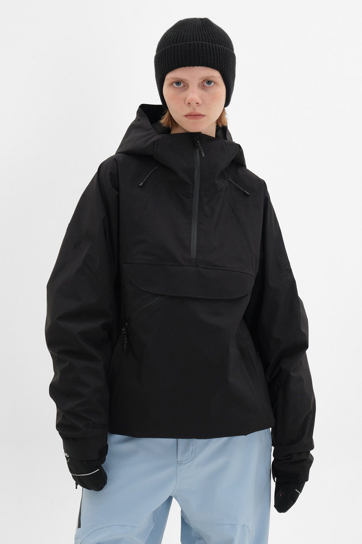 VERT QUASAR SD PULLOVER JACKET BLACK