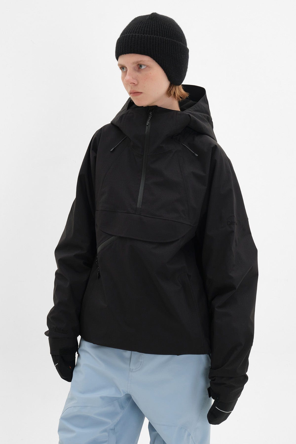 VERT QUASAR SD PULLOVER JACKET BLACK