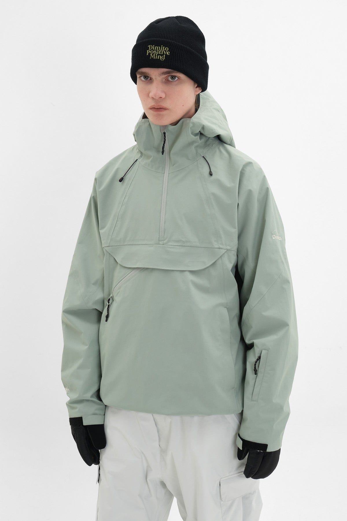 VERT QUASAR SD PULLOVER JACKET SLATE MINT