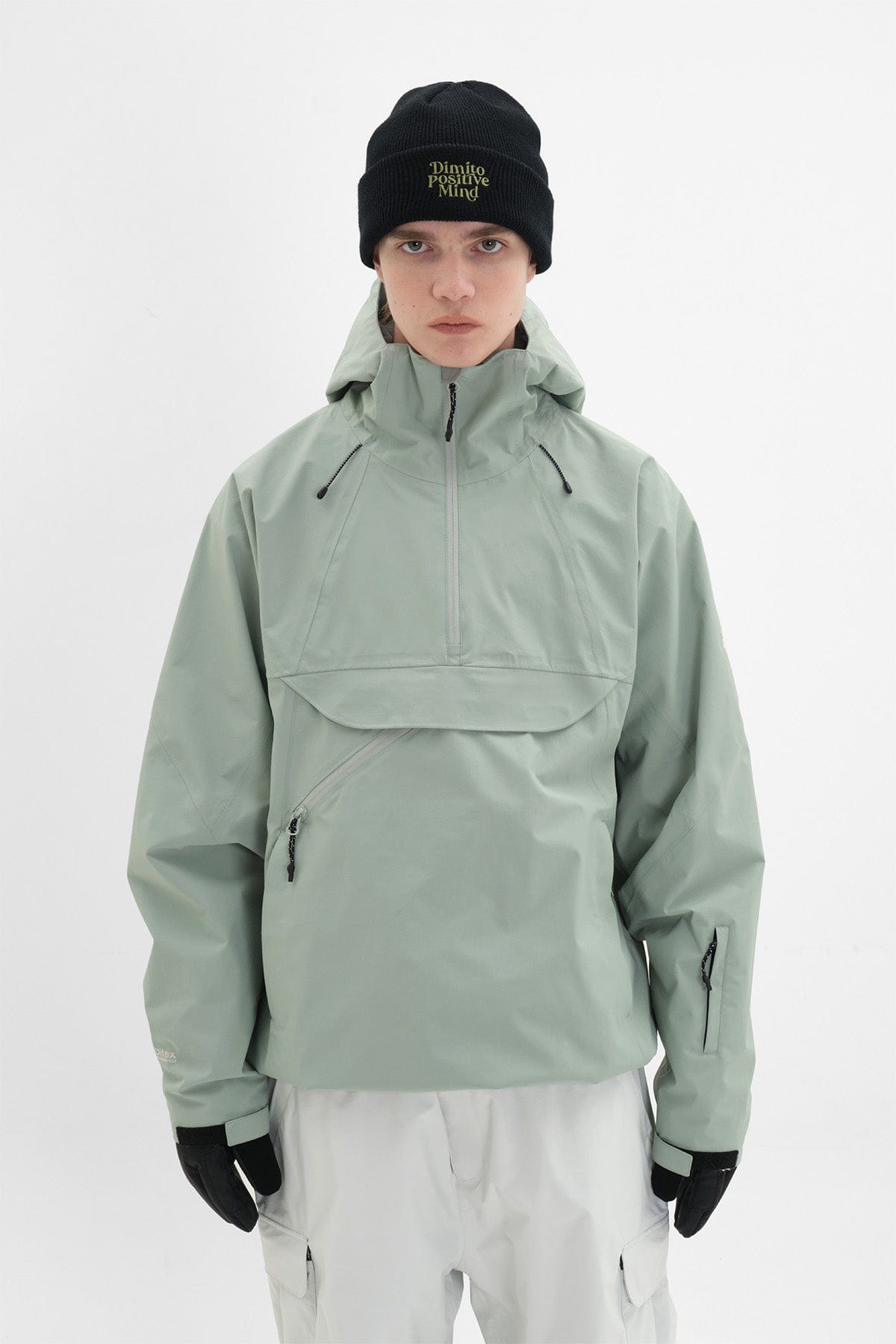 VERT QUASAR SD PULLOVER JACKET SLATE MINT