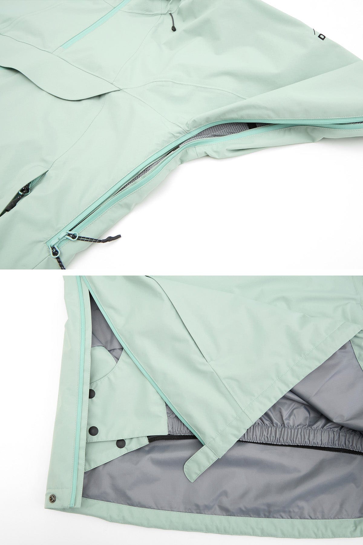 VERT QUASAR SD PULLOVER JACKET SLATE MINT