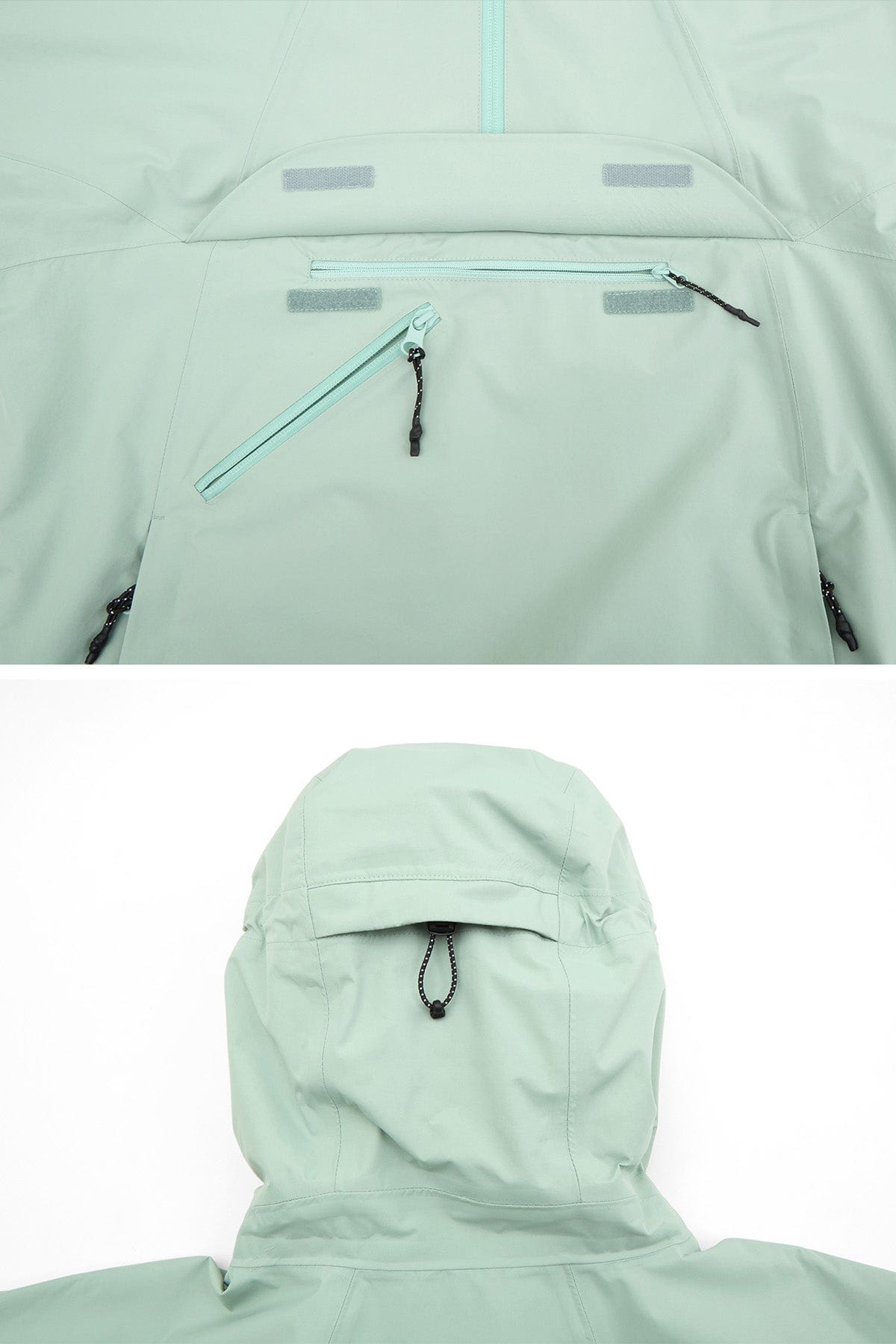 VERT QUASAR SD PULLOVER JACKET SLATE MINT