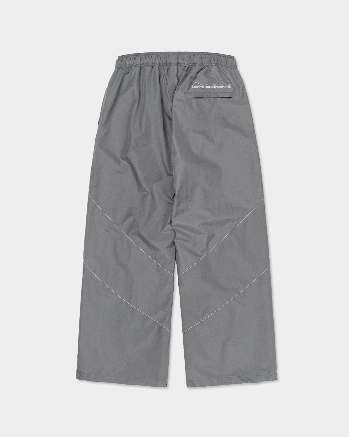 VERT RUNNER LINE PANTS STEEL GREY (Semi Wide Fit)