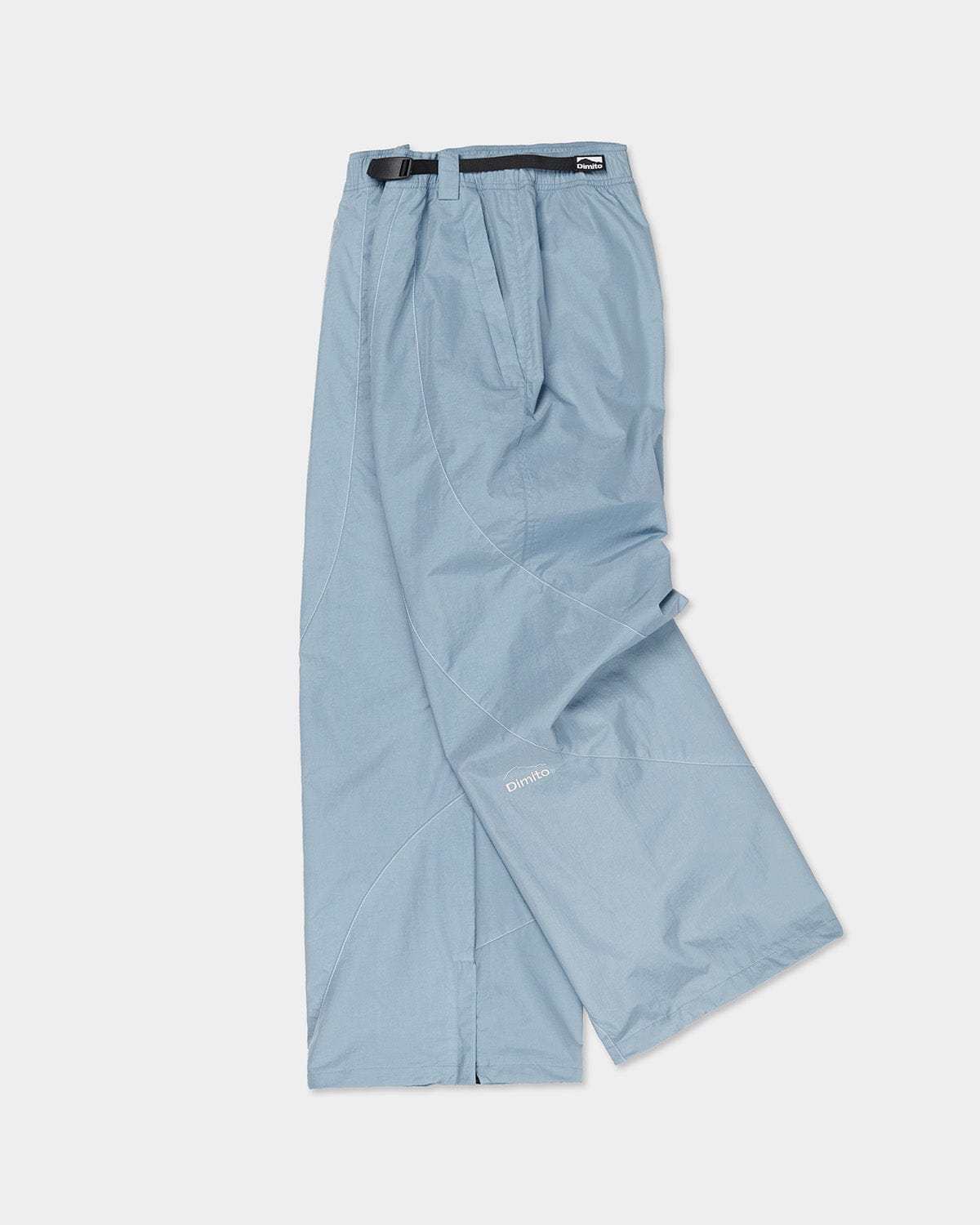 VERT RUNNER LINE PANTS STEEL (Semi Wide Fit)