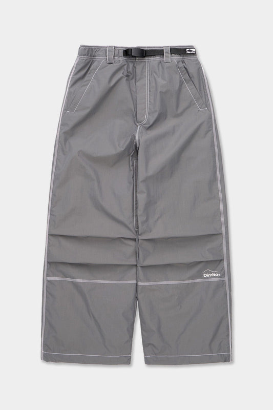 VERT STITCHED BIG PANTS COOL GREY (Wide Fit)