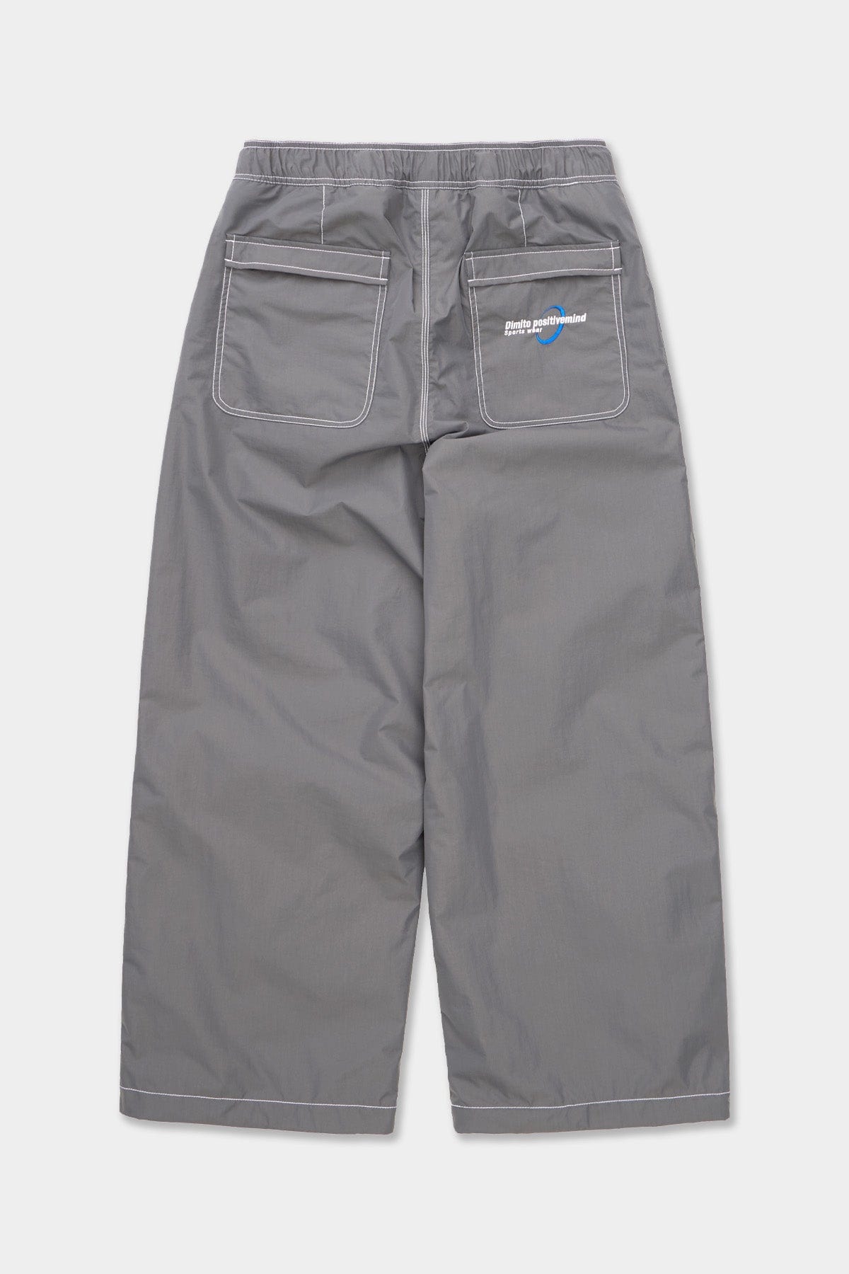 VERT STITCHED BIG PANTS COOL GREY (Wide Fit)