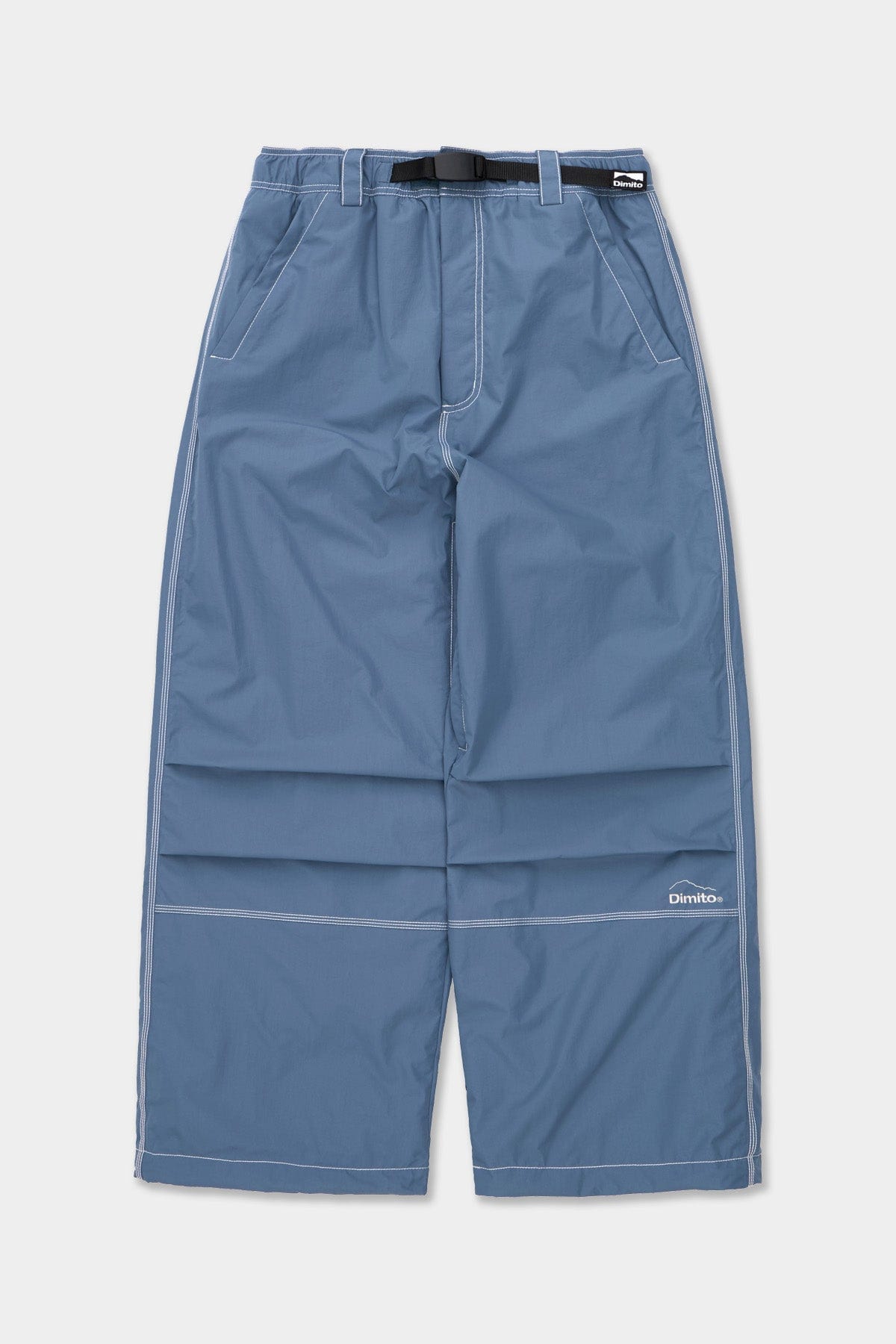 VERT STITCHED BIG PANTS DEEP BLUE (Wide Fit)