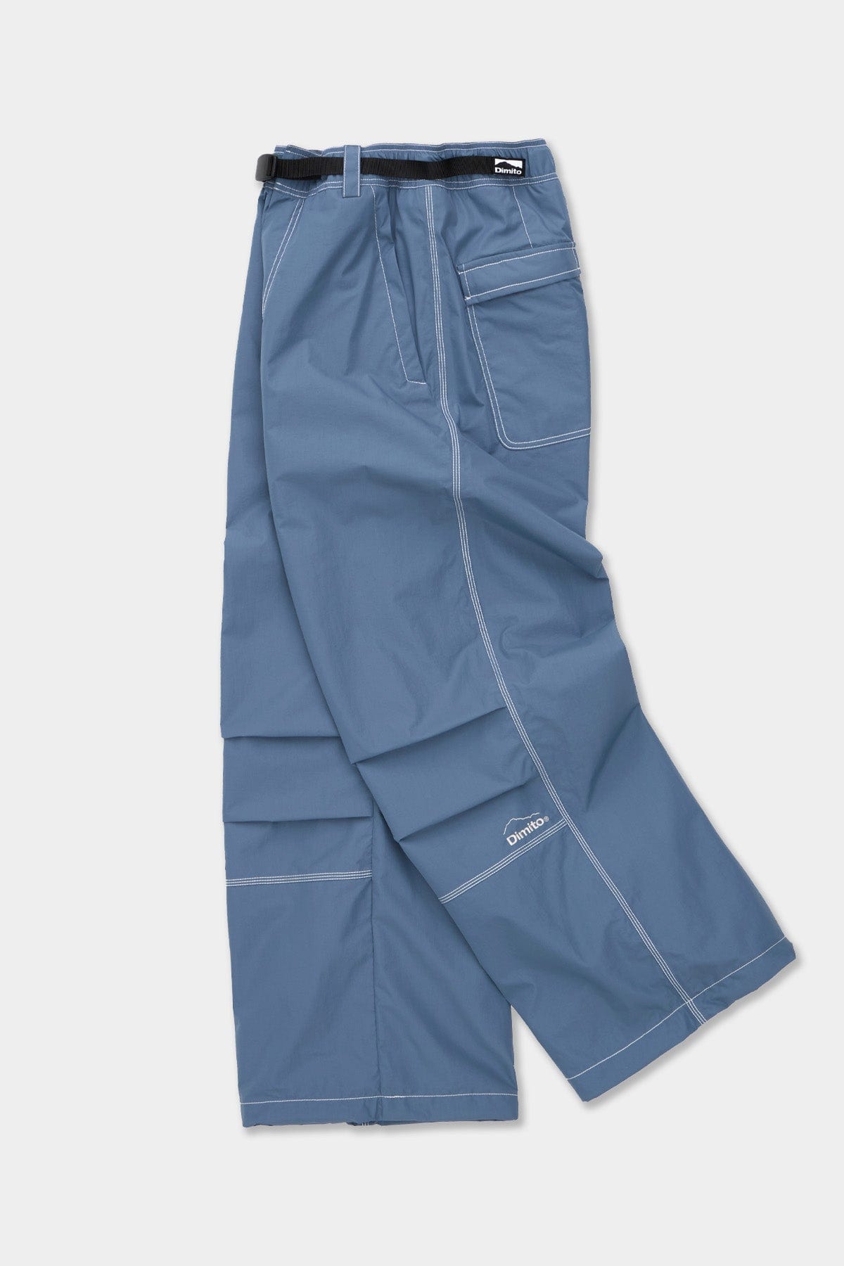 VERT STITCHED BIG PANTS DEEP BLUE (Wide Fit)