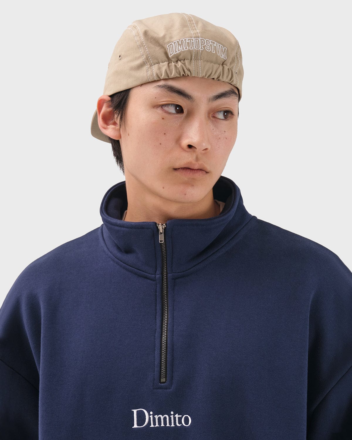 VERT STITCHED CAP BEIGE