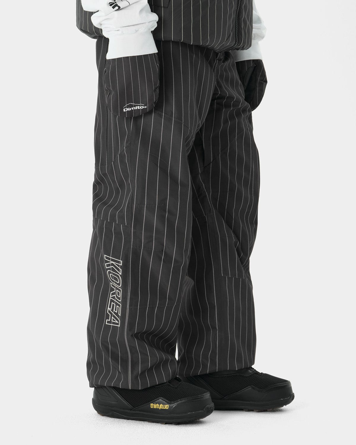 VERT TEAM KOREA REPLICA 23 LEVEL 2L PANTS BLACK STRIPE (Standard Fit)