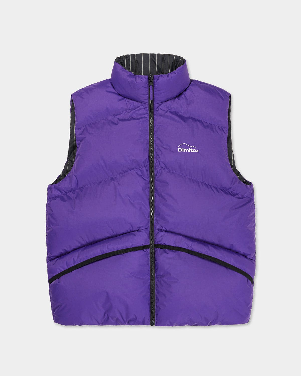 VERT TEAM KOREA REPLICA 23 REVERSIBLE DOWN VEST PURPLE