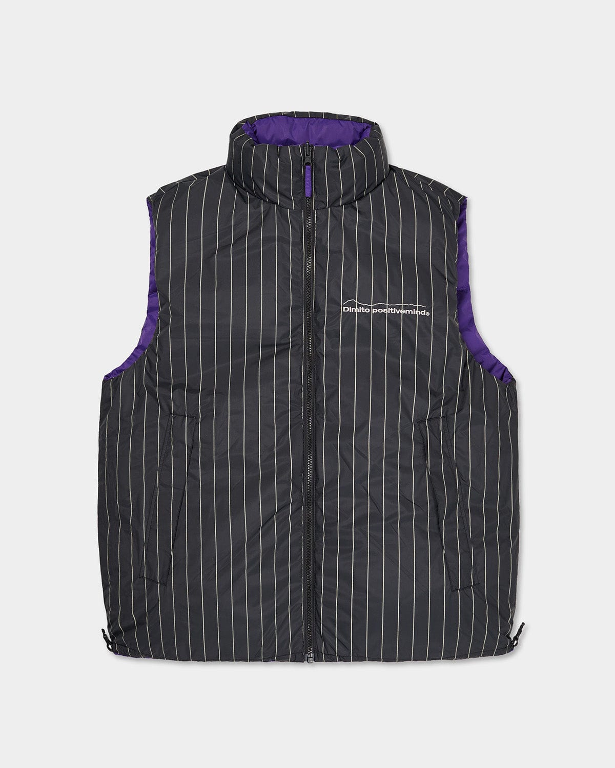 VERT TEAM KOREA REPLICA 23 REVERSIBLE DOWN VEST PURPLE