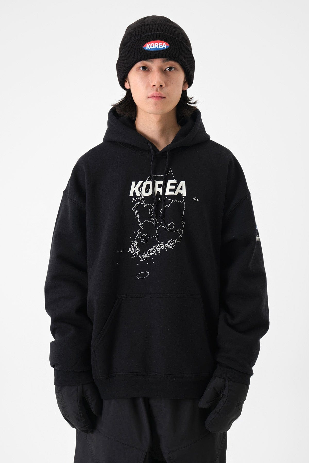 VERT TEAM KOREA REPLICA BOX LOGO HOODIE BLACK