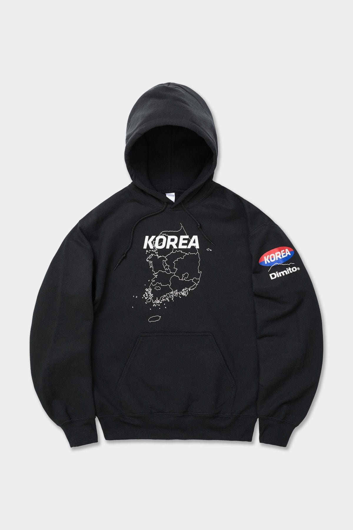 VERT TEAM KOREA REPLICA BOX LOGO HOODIE BLACK