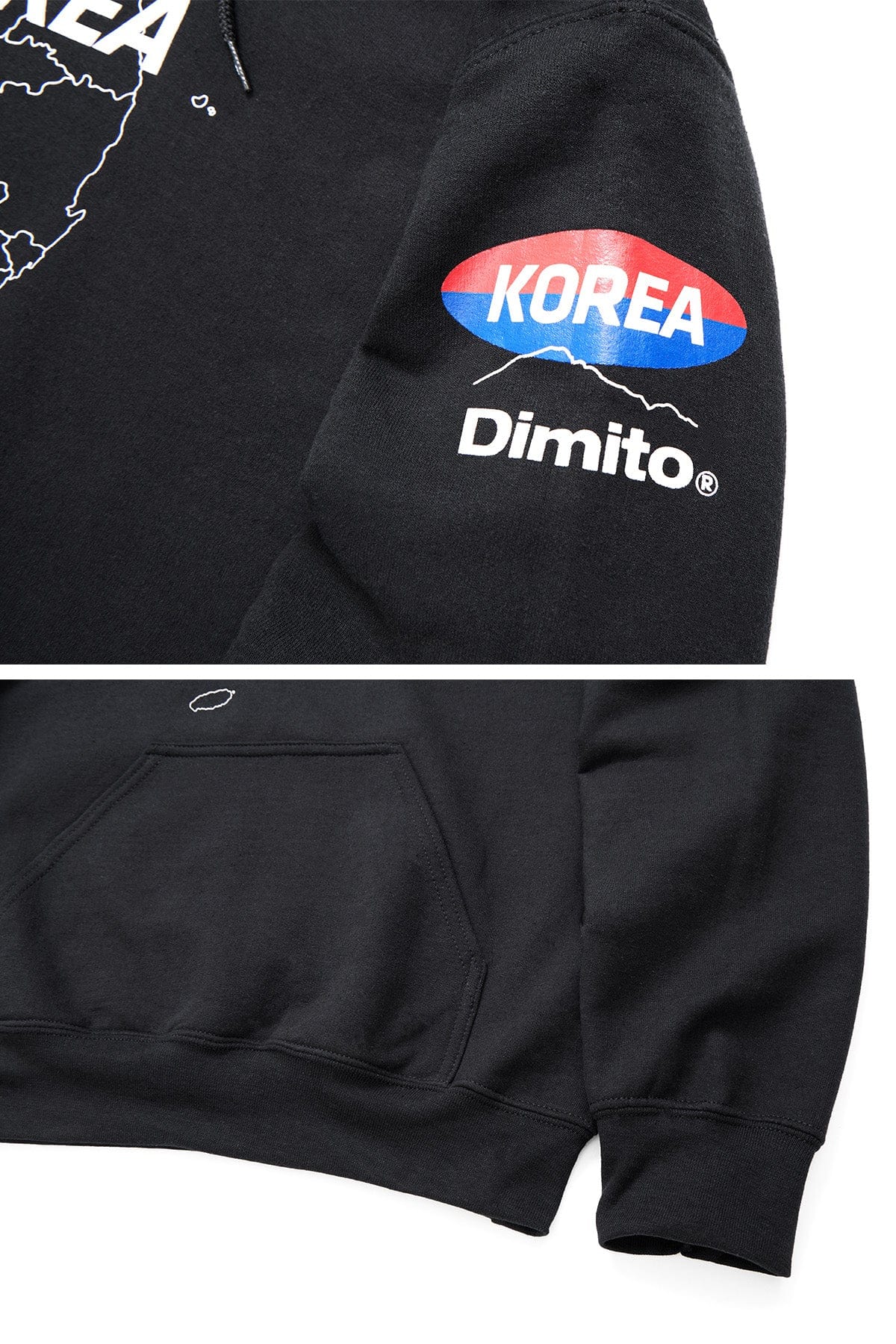 VERT TEAM KOREA REPLICA BOX LOGO HOODIE BLACK