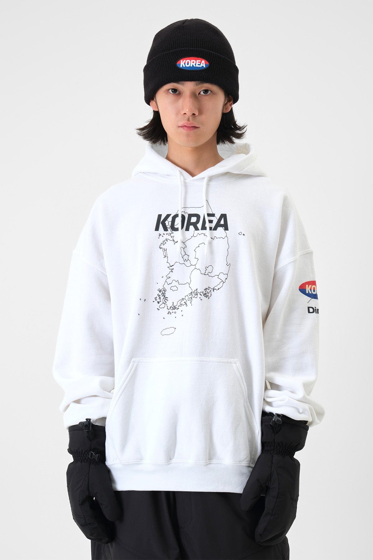 VERT TEAM KOREA REPLICA BOX LOGO HOODIE WHITE