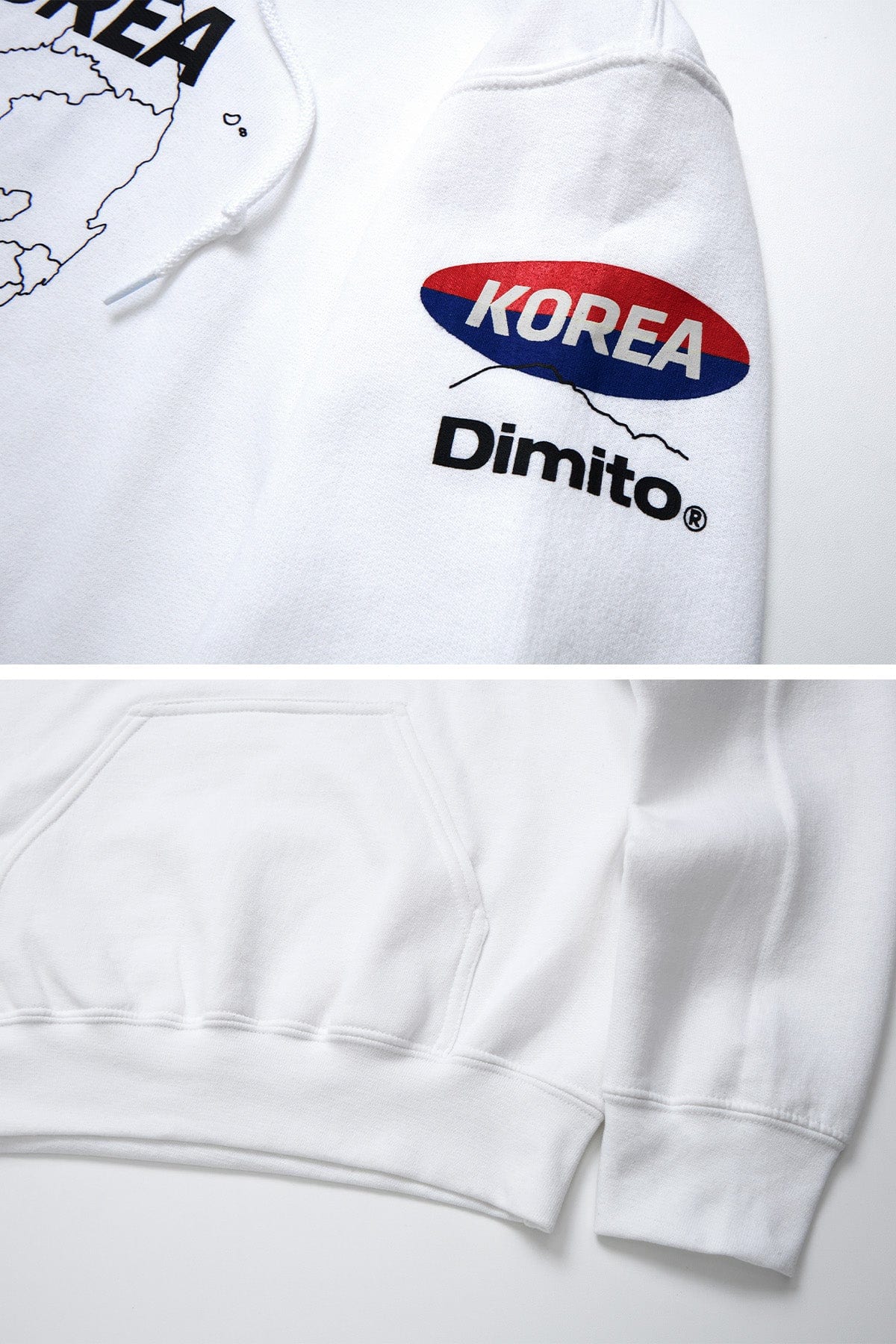 VERT TEAM KOREA REPLICA BOX LOGO HOODIE WHITE