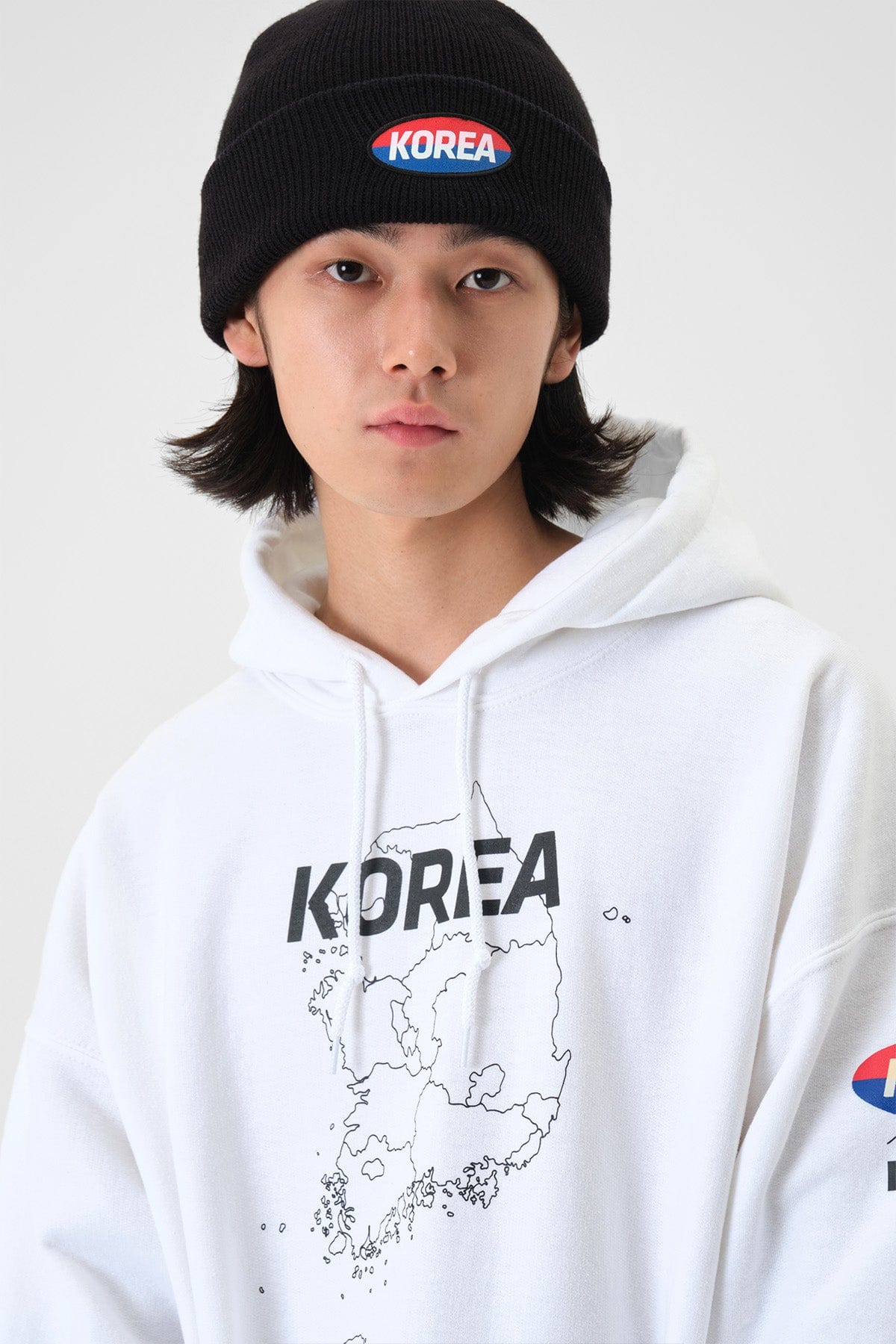 VERT TEAM KOREA REPLICA BOX LOGO HOODIE WHITE