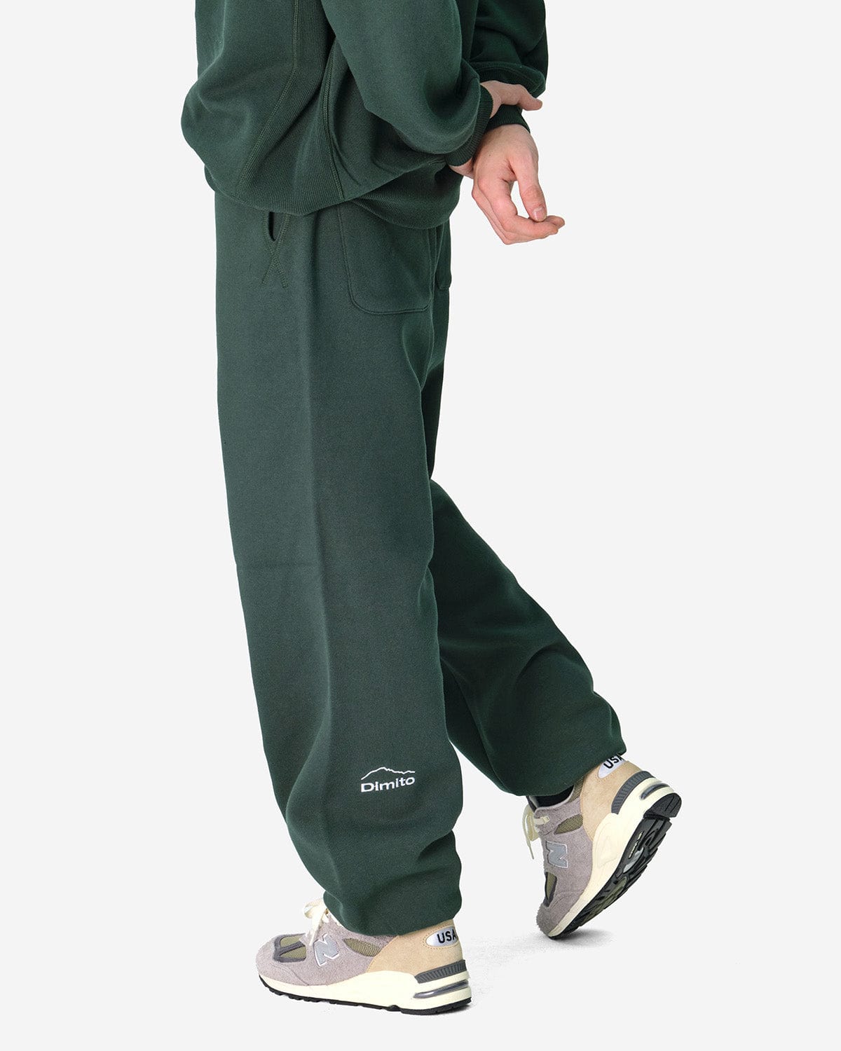 VERT TEAM SWEATPANTS FOREST GREEN