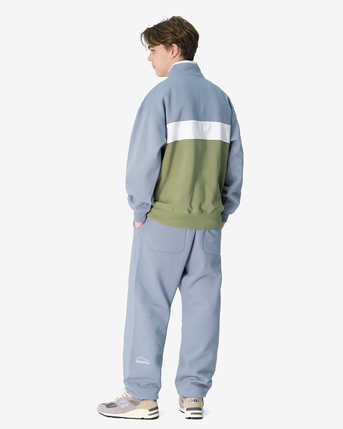 VERT TEAM SWEATPANTS SLATE BLUE