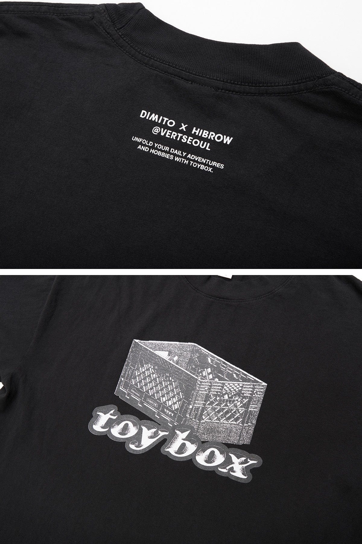 VERT TOYBOX (DIMITO x HIBROW) SSV GD 6.5OZ TEE BLACK