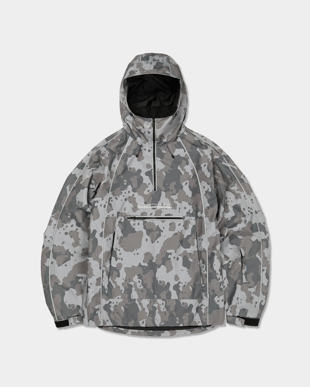 VERT TRACK PULLOVER JACKET DOT CAMO GREY