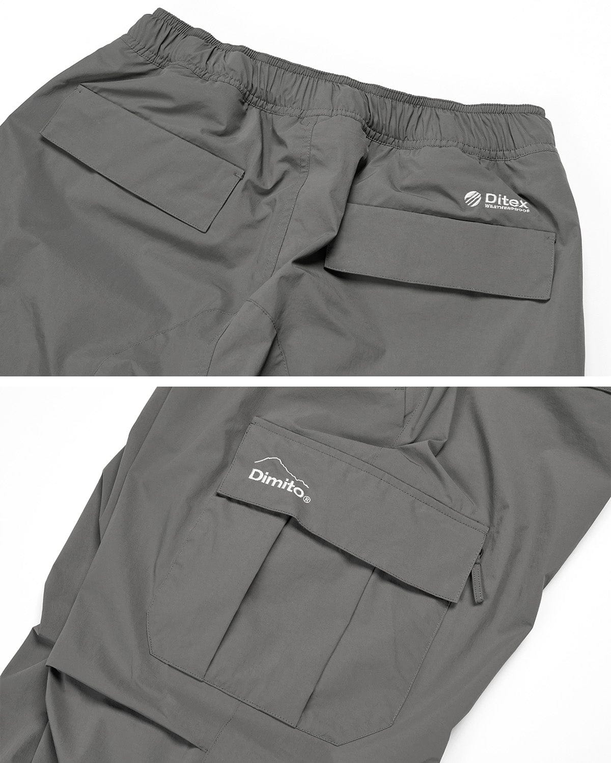 VERT VARIANT CARGO PANTS CHARCOAL (Semi Wide Fit)