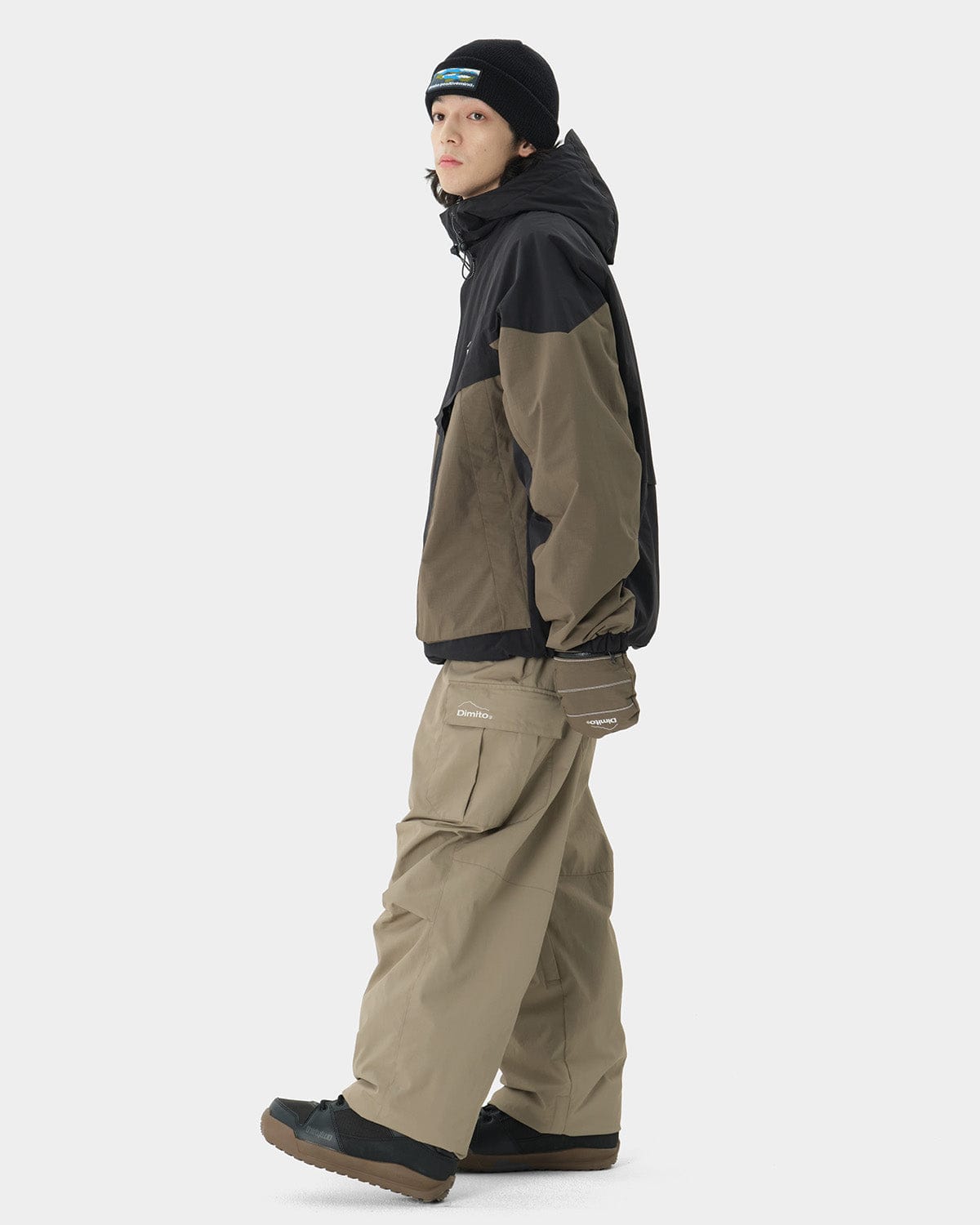 VERT VARIANT CARGO PANTS TAN (Semi Wide Fit)