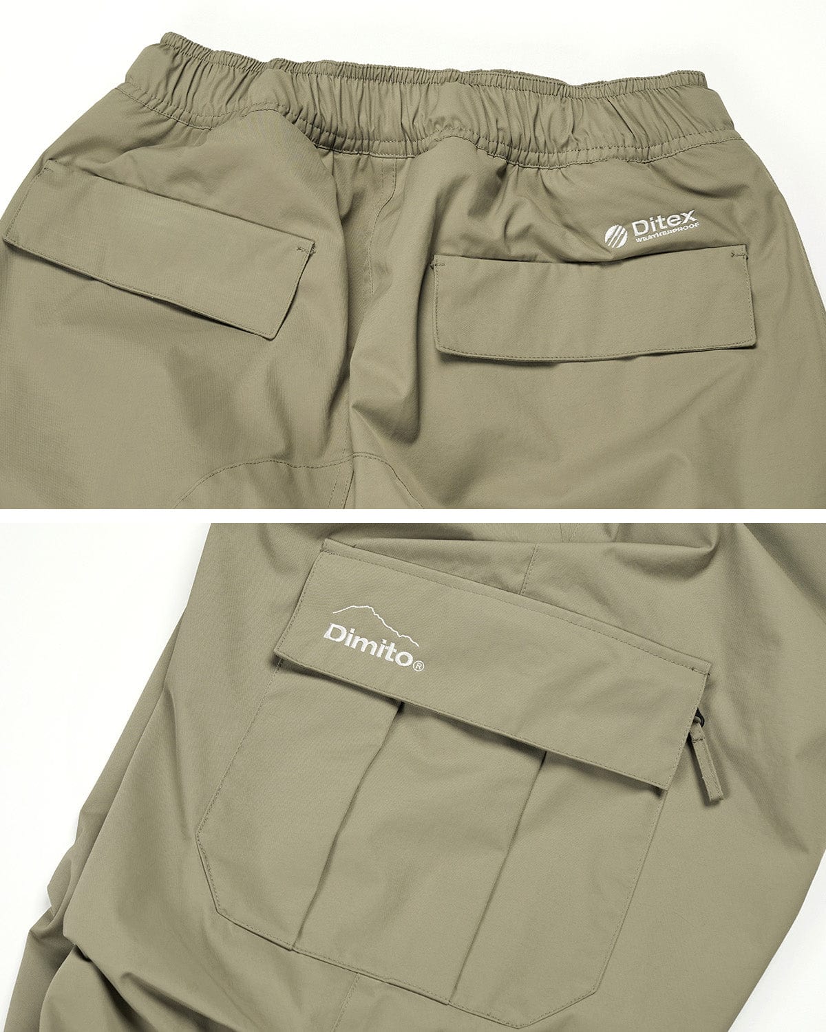 VERT VARIANT CARGO PANTS TAN (Semi Wide Fit)