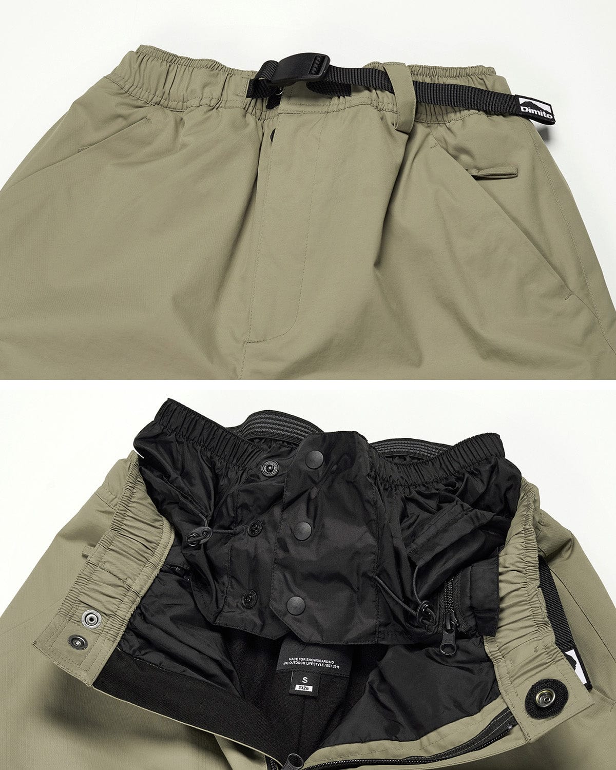 VERT VARIANT CARGO PANTS TAN (Semi Wide Fit)