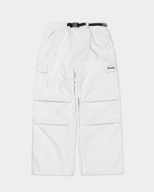 VERT VARIANT CARGO PANTS WHITE (Semi Wide Fit)