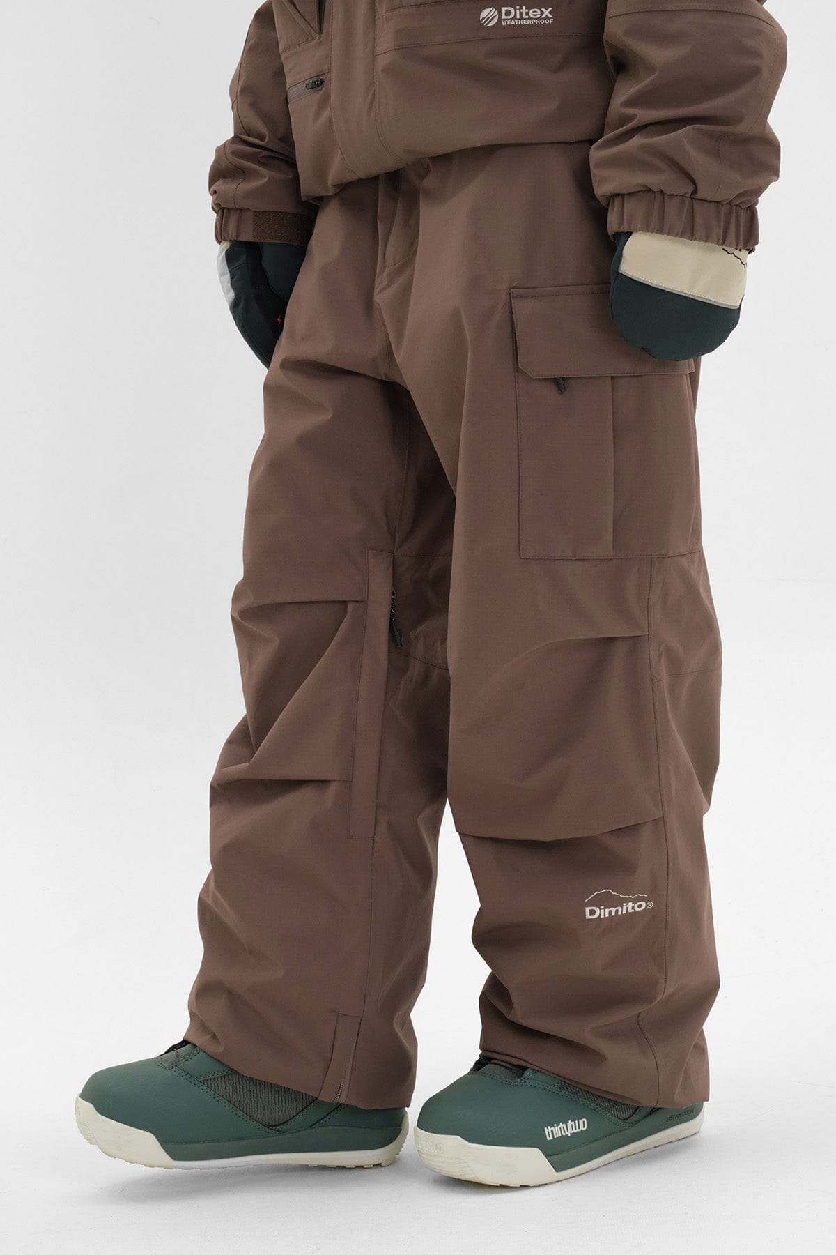 VERT VARIANT OG PANTS DEEP BROWN