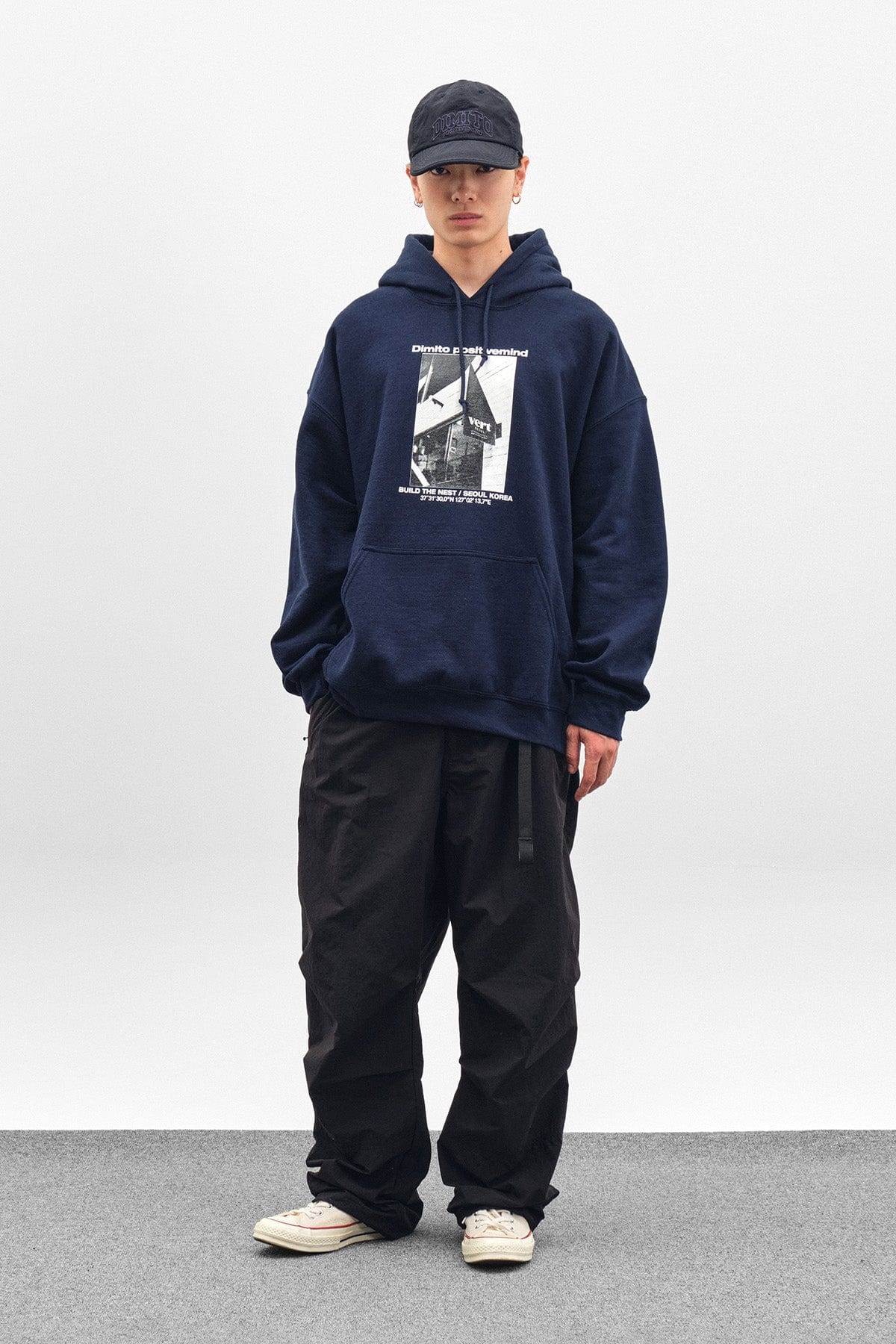 VERT VERT SEOUL HOODIE NAVY