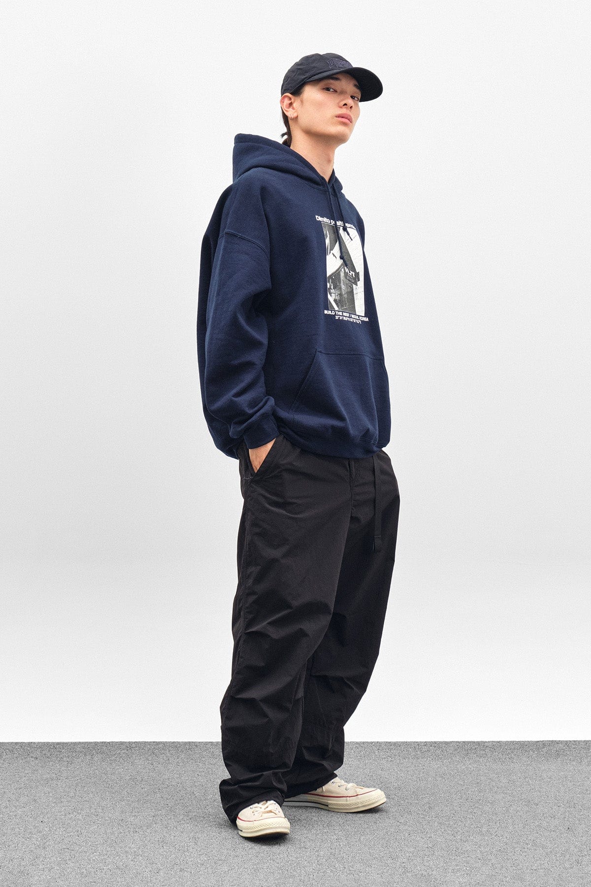 VERT VERT SEOUL HOODIE NAVY