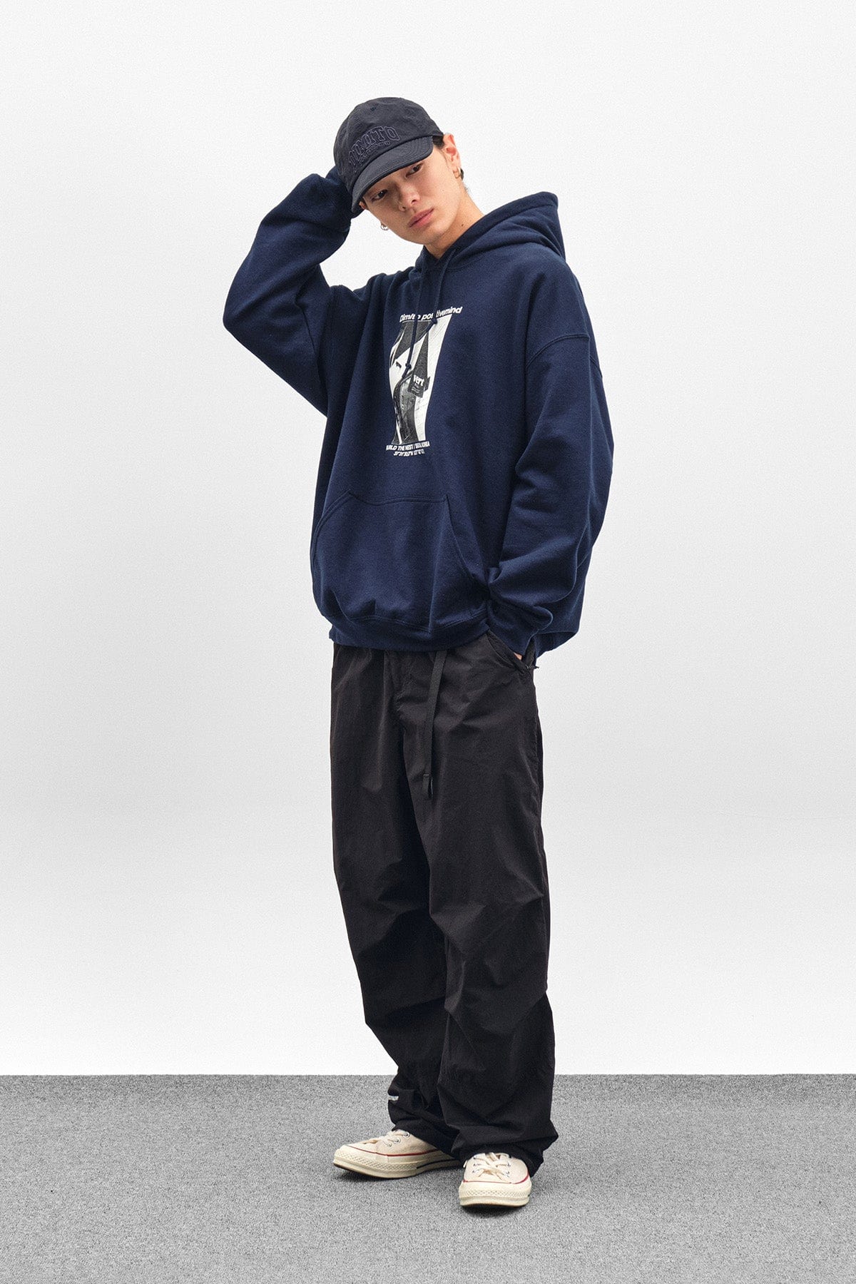 VERT VERT SEOUL HOODIE NAVY