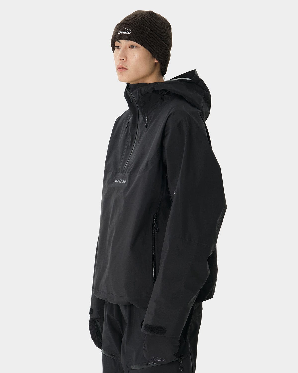 VERT VTX 3L ANORAK JACKET BLACK